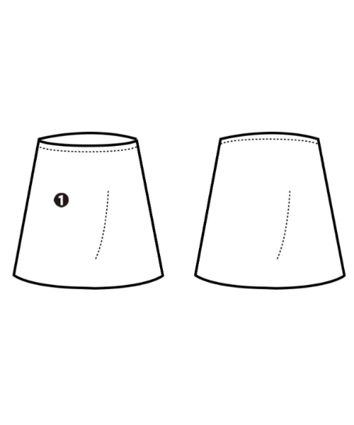 MHL.（エムエイチエル）ロング・マキシ丈スカート 白 サイズ:3(L位) レディース/2200609835012