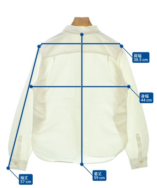 MHL.（エムエイチエル）カジュアルシャツ 白 サイズ:1(S位) レディース/2200609835197