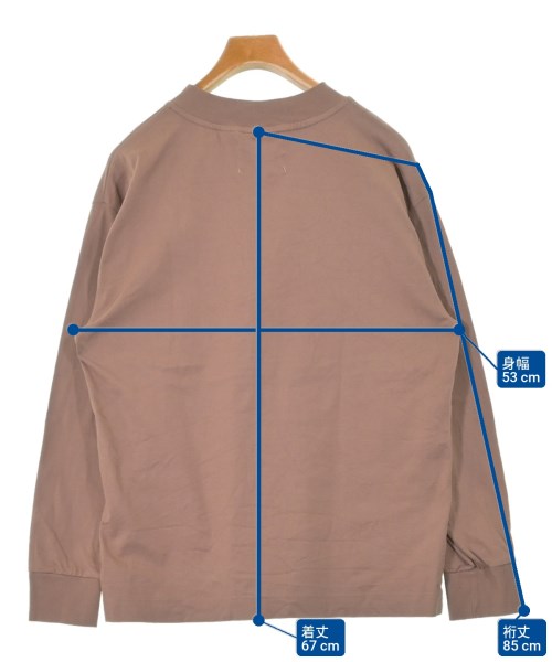 MHL.（エムエイチエル）Tシャツ・カットソー 茶 サイズ:L メンズ/2200621176032