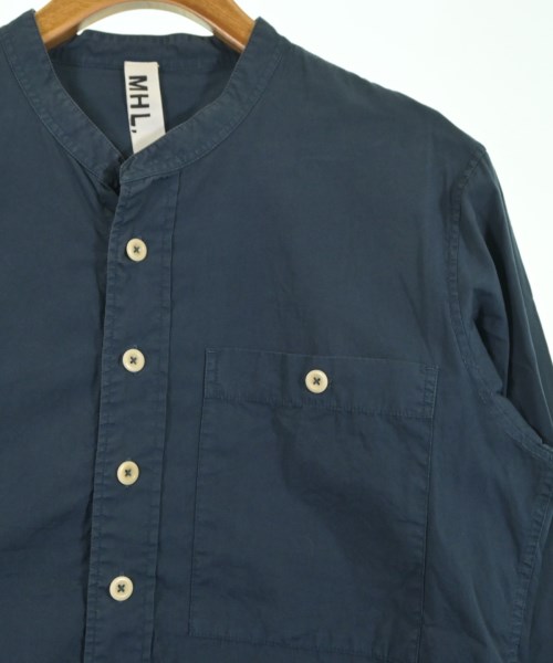 MHL.（エムエイチエル）カジュアルシャツ 紺 サイズ:S メンズ/2200565624026