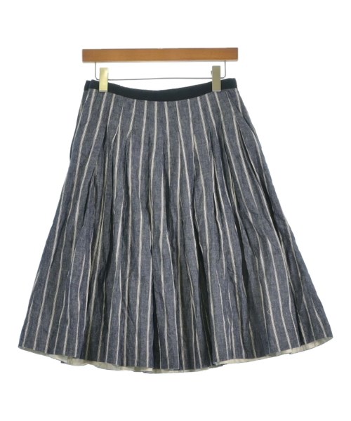 MHL.（エムエイチエル）ロング・マキシ丈スカート 紺 サイズ:1(S位) レディース/2200671869090