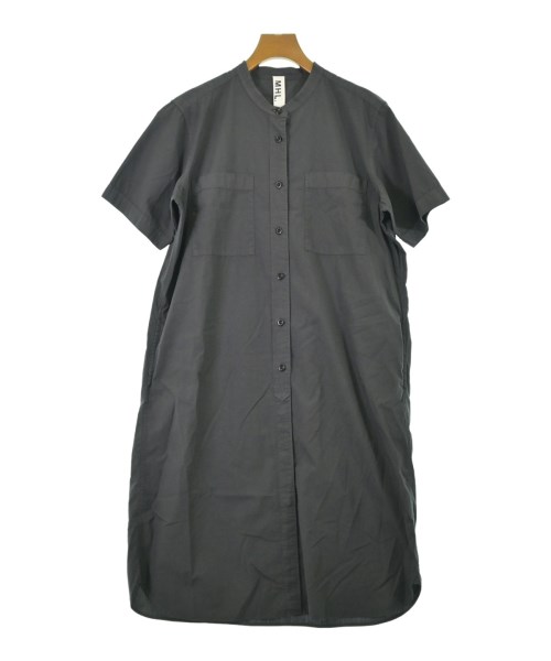 MHL.(エムエイチエル)シャツワンピース グレー サイズ:2(M位)/2200674309067