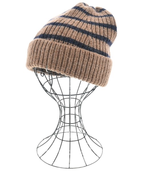 MHL.(エムエイチエル)ニットキャップ・ビーニー 茶 サイズ:F/2200668533102