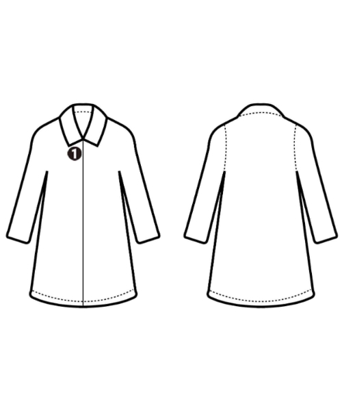 MHL.（エムエイチエル）ステンカラーコート 茶 サイズ:2(M位) レディース/2200674561021