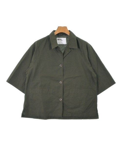 MHL.(エムエイチエル)カジュアルシャツ カーキ サイズ:2(M位)/2200674561380