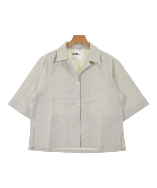 MHL.(エムエイチエル)カジュアルシャツ ベージュ サイズ:1(S位)/2200674561403
