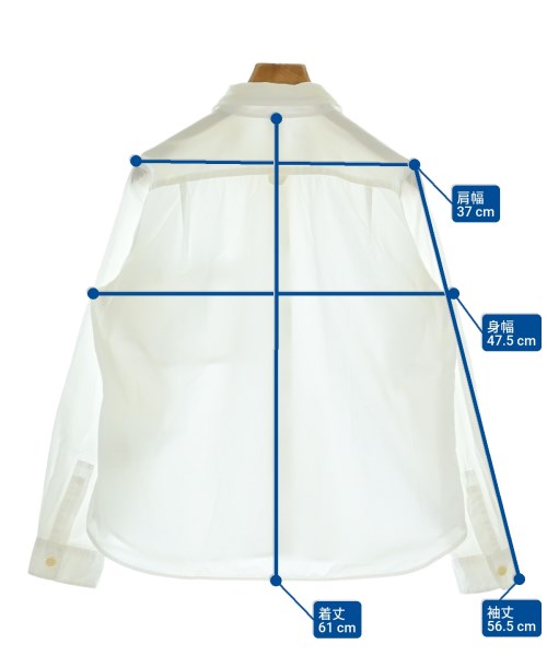 MHL.（エムエイチエル）カジュアルシャツ 白 サイズ:2(M位) レディース/2200672714092