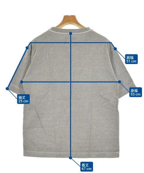 MHL.（エムエイチエル）Tシャツ・カットソー グレー サイズ:L メンズ/2200674179141