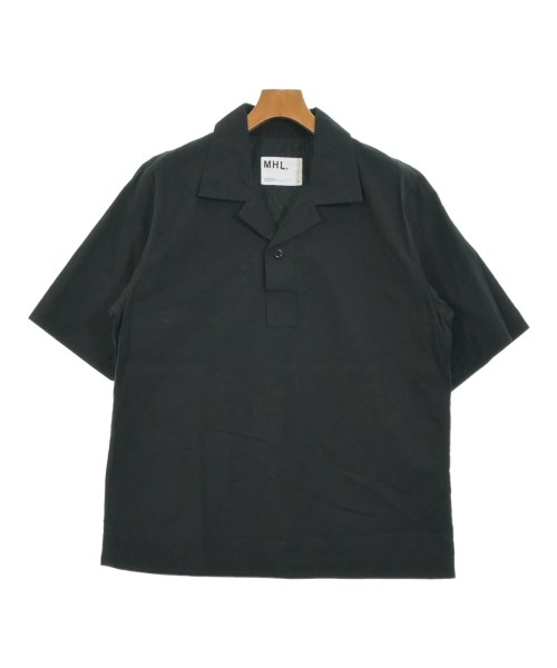 MHL.(エムエイチエル)カジュアルシャツ 黒 サイズ:L/2200674097377