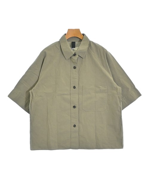 MHL.(エムエイチエル)カジュアルシャツ カーキ サイズ:2(M位)/2200677074023