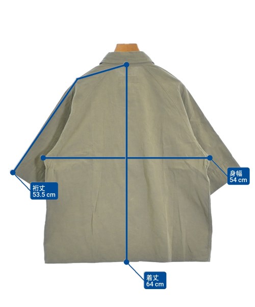 MHL.（エムエイチエル）カジュアルシャツ カーキ サイズ:2(M位) レディース/2200677074023
