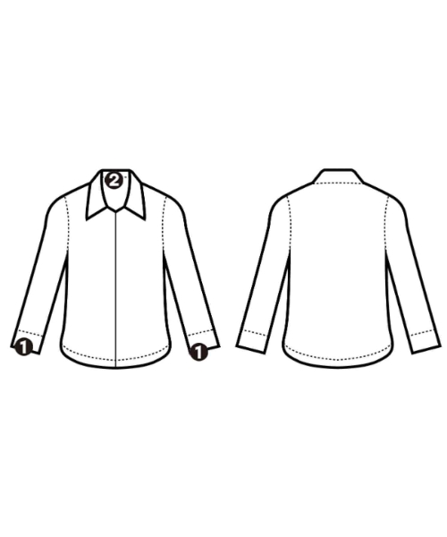 MHL.（エムエイチエル）カジュアルシャツ 黒 サイズ:1(S位) レディース/2200679921080