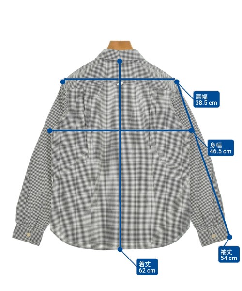 MHL.（エムエイチエル）カジュアルシャツ 黒 サイズ:1(S位) レディース/2200679921080