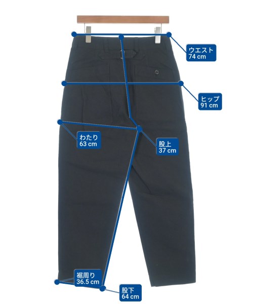 MHL.（エムエイチエル）カーゴパンツ 黒 サイズ:2(M位) メンズ/2200680448330