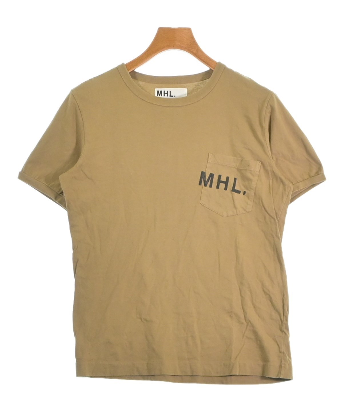 MHL.（エムエイチエル）Tシャツ・カットソー ベージュ サイズ:M メンズ
