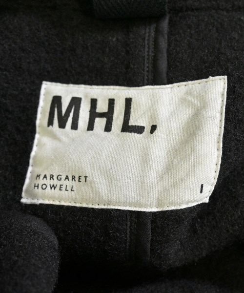 MHL.（エムエイチエル）ステンカラーコート 黒 サイズ:1(S位) レディース/2200690725018