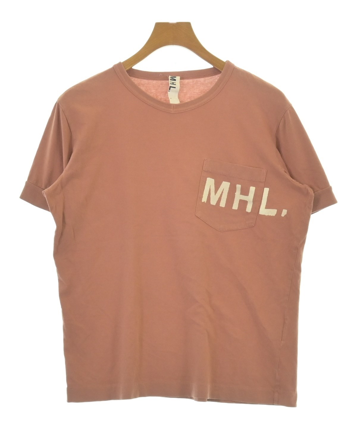MHL.（エムエイチエル）Tシャツ・カットソー オレンジ サイズ:L メンズ