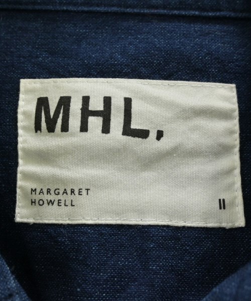 MHL.（エムエイチエル）シャツワンピース 紺 サイズ:2(M位) レディース/2200689482236