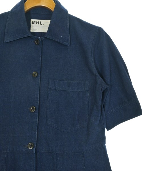 MHL.（エムエイチエル）シャツワンピース 紺 サイズ:2(M位) レディース/2200689482236