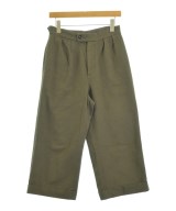 MHL.（エムエイチエル）クロップドパンツ カーキ サイズ:1(S位) レディース/2200690340181