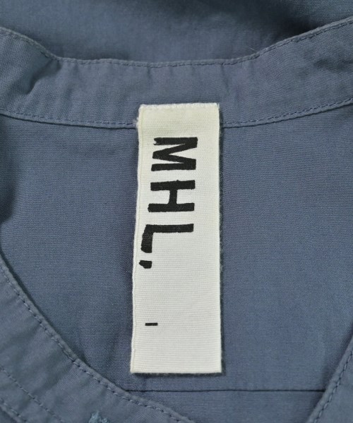 MHL.（エムエイチエル）シャツワンピース 青 サイズ:1(S位) レディース/2200698764149