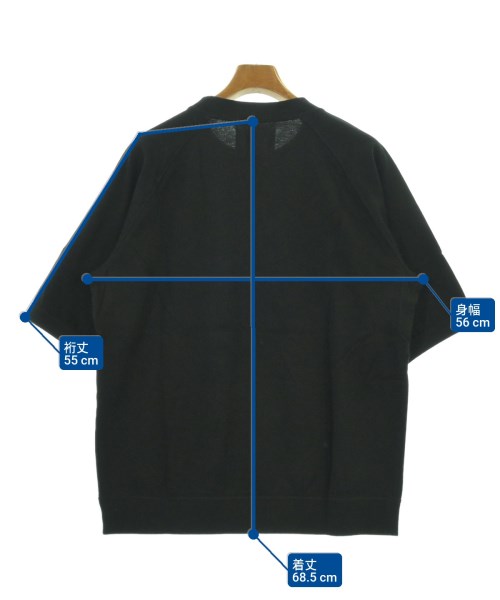 MHL.（エムエイチエル）Tシャツ・カットソー 黒 サイズ:XL メンズ/2200699032063