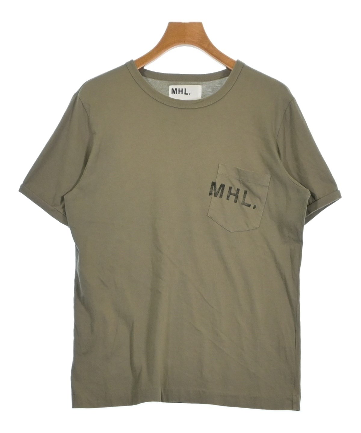 MHL.（エムエイチエル）Tシャツ・カットソー カーキ サイズ:L メンズ
