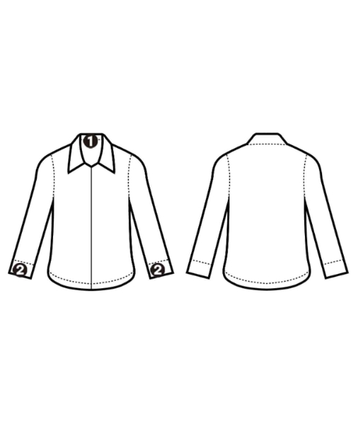 MHL.（エムエイチエル）カジュアルシャツ 白 サイズ:1(S位) レディース/2200655787136