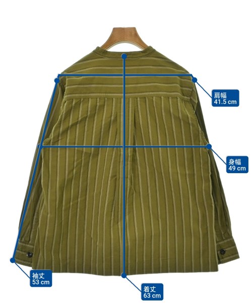 MHL.（エムエイチエル）カジュアルシャツ カーキ サイズ:1(S位) レディース/2200655787150