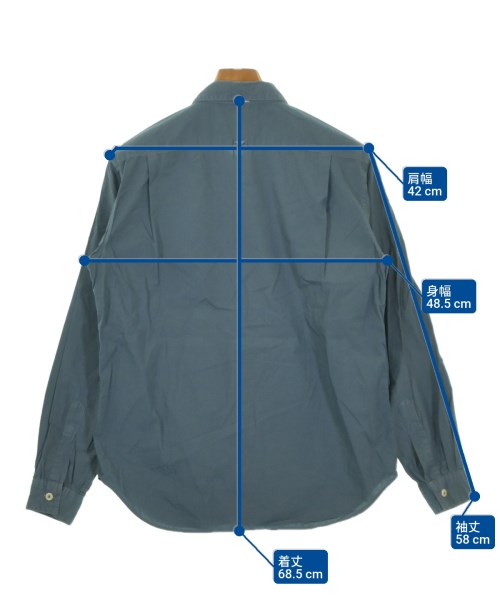 MHL.（エムエイチエル）カジュアルシャツ 緑 サイズ:S メンズ/2200650780118