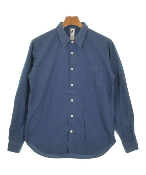 MHL.(エムエイチエル)カジュアルシャツ 紺 サイズ:S/2200650780125