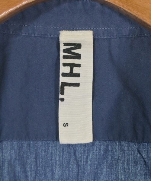 MHL.（エムエイチエル）カジュアルシャツ 紺 サイズ:S メンズ/2200650780125