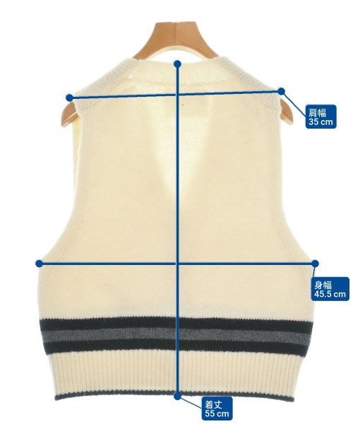 MHL.（エムエイチエル）カーディガン 白 サイズ:2(M位) レディース/2200657919016