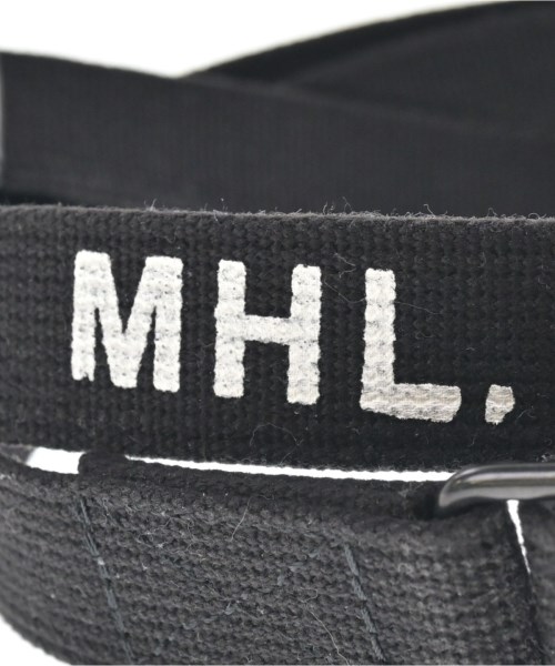 MHL.（エムエイチエル）ベルト 黒 サイズ:- メンズ/2200658168222
