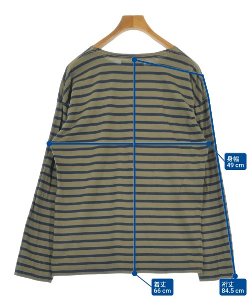 MHL.（エムエイチエル）Tシャツ・カットソー カーキ サイズ:L メンズ/2200658212048