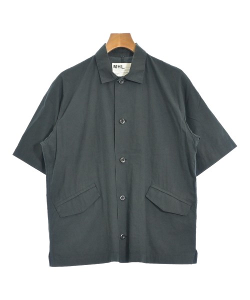 MHL.(エムエイチエル)カジュアルシャツ 黒 サイズ:L/2200658633027