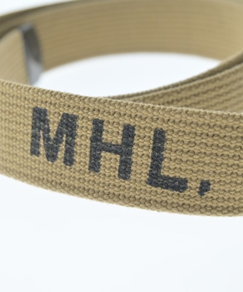 MHL.（エムエイチエル）ベルト ベージュ サイズ:- メンズ/2200656724130