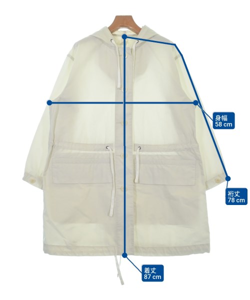 MHL.（エムエイチエル）モッズコート 白 サイズ:2(M位) レディース/2200660418018