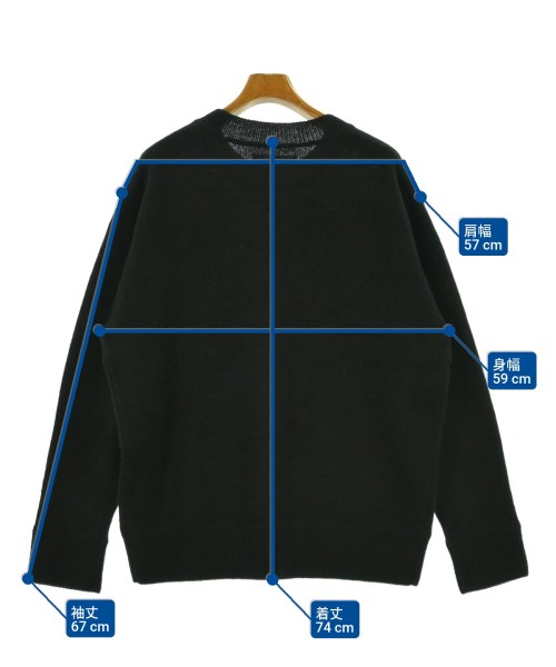 MHL.（エムエイチエル）ニット・セーター 黒 サイズ:L メンズ/2200657064037