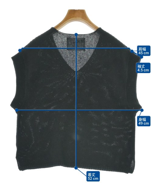 MHL.（エムエイチエル）ベスト/ノースリーブ 黒 サイズ:2(M位) レディース/2200656212163