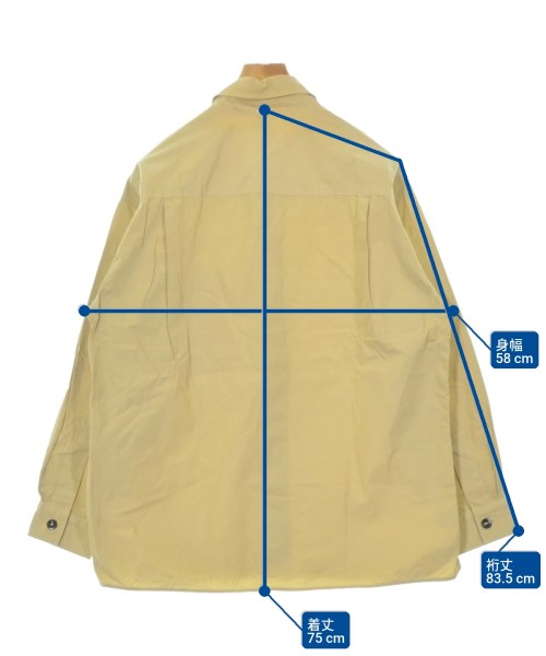 MHL.（エムエイチエル）カジュアルシャツ ベージュ サイズ:M メンズ/2200656212262