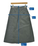 MHL.（エムエイチエル）ロング・マキシ丈スカート グレー サイズ:1(S位) レディース/2200661179093