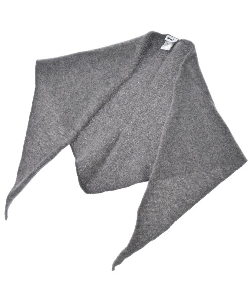 MHL.(エムエイチエル)マフラー グレー サイズ:F/2200661179321