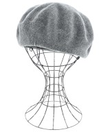 MHL.（エムエイチエル）ハンチング・ベレー帽 グレー サイズ:F レディース/2200654999295