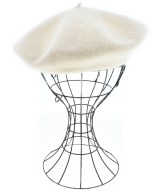 MHL.（エムエイチエル）ハンチング・ベレー帽 白 サイズ:F レディース/2200641299070