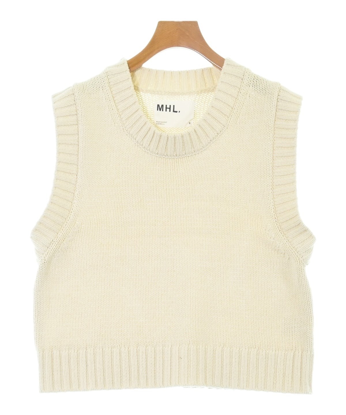 MHL.（エムエイチエル）ベスト 白 サイズ:2(M位) レディース