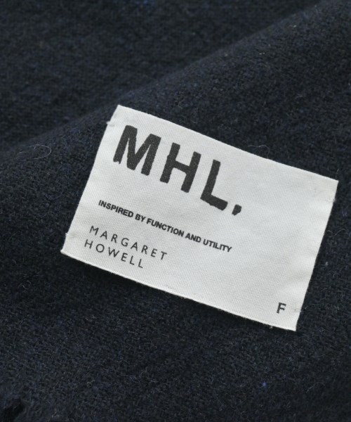 MHL.（エムエイチエル）マフラー 紺 サイズ:F メンズ/2200648463054