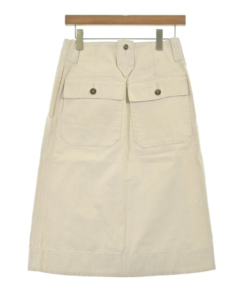 MHL.（エムエイチエル）ひざ丈スカート 白 サイズ:0(XS位) レディース/2200647449028