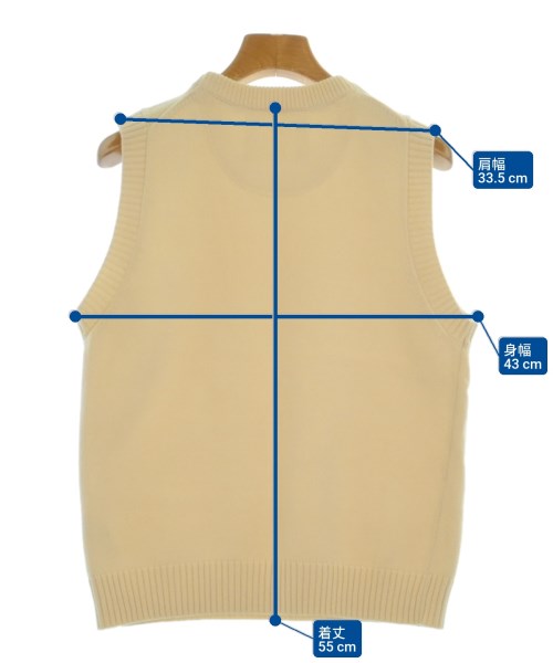 MHL.（エムエイチエル）ベスト 白 サイズ:2(M位) レディース/2200643290051