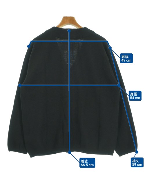 MHL.（エムエイチエル）カーディガン 黒 サイズ:L メンズ/2200651168014